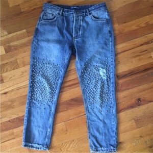 ASOS Pull and Bear limited edition stud jeans - boyfriend style 28